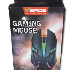 Mouse Gamer Com Fio Verde SB-S06 RGB Posicionamento Preciso Ergonômico